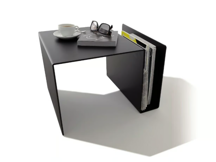 HUK - Coffee table with integrated magazine rack _ Müller Small Living